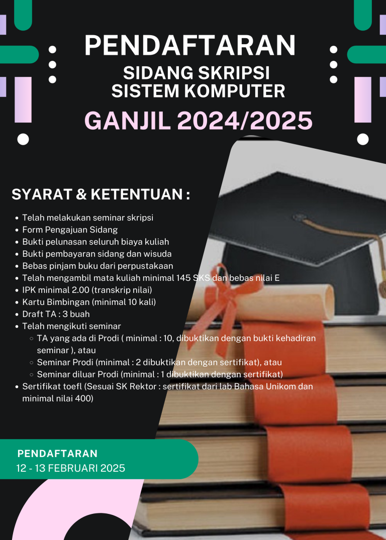 Pendaftaran Sidang Skripsi 2024-2025