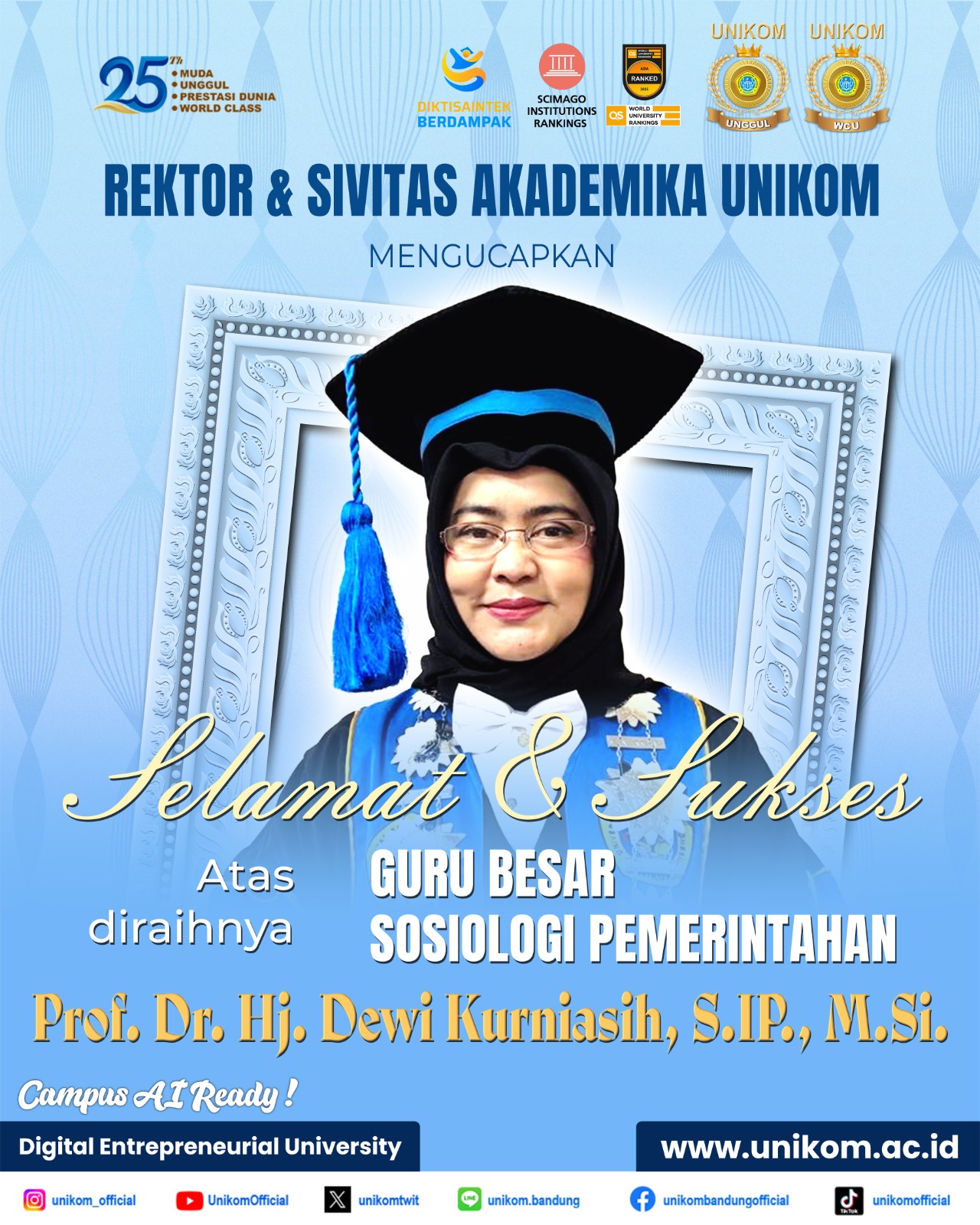 Ucapan Selamat dan Sukses